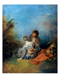 Watteau: False Step, C1717