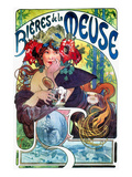 Beer Ad By Mucha, C1897