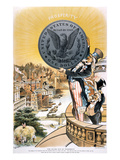 Free Silver Cartoon, 1890
