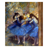 Degas: Blue Dancers, C1890 Giclee Print
