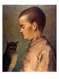 Buy Degouve: Child & Owl, 1892 at AllPosters.com