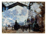 Buy Monet: Gare St-Lazare, 1877 at AllPosters.com
