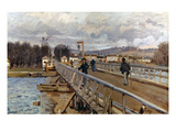Sisley: Foot-Bridge, 1872