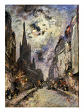 Buy Jongkind: St. Severin, 1877. The Street And Church Of St. Severin, 1877 at AllPosters.com