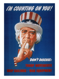 Wwii: Careless Talk Poster