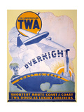 Trans-World Airlines 1934 Giclee Print