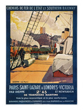 Buy Steamship Travel Poster at AllPosters.com