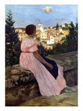 Bazille: Pink Dress, 1864