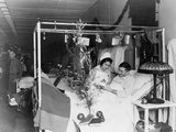 Red Cross: Christmas Photographic Print