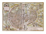 Buy Paris Map, 1581 at AllPosters.com