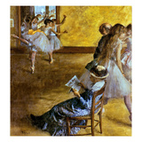 Degas: Ballet Class, C1878