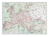 Buy Map Of Europe, C1812 at AllPosters.com
