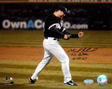Mark Buehrle No Hitter Pump Fist Inscription