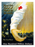 Red Cross Poster, 1918 Giclee Print