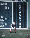 Carl Yastrzemski Fielding w/ 