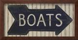 To The Boats Framed Art Print