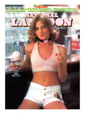 National Lampoon, October 1974 - Pubescence, Girl with Sundae and Cherry and Little White Shorts