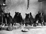 Hopi Grinding Grain, C1906