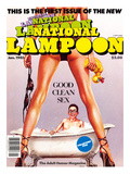 First Issue of the New National Lampoon, January 1985 - Good Clean Sex Premium Poster
