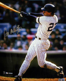 Don Mattingly NYY Home Jersey Swinging Vertical (MLB Auth)