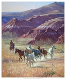 River Breaks Bunch Art Print