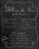 French Menu I