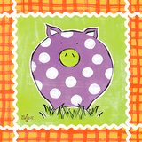 Familiar Friends III (Pig) Art Print