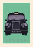London - Cab I Art Print