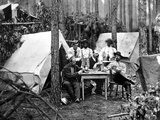 Civil War: Card Game, 1864 Photographic Print