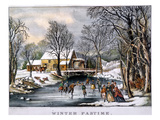 Buy Winter Pastime, 1870 at AllPosters.com