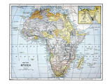 Buy Map: Africa, 19Th Century at AllPosters.com