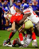 Osi Umenyiora & Jason Pierre-Paul Sack NFC Championship Game
