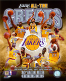 Los Angeles Lakers All Time Greats Composite
