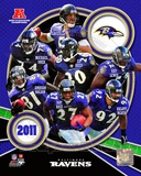 Baltimore Ravens 2011 AFC North Division Champions Team Composite