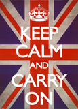 Keep Calm & Carry On - Union Jack