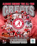 University of Alabama Crimson Tide All Time Greats Composite