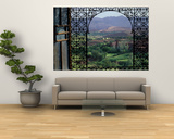 Buy View through Ornate Iron Grille (Moucharabieh), Morocco at AllPosters.com