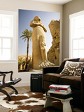 Buy Colossus of Ramses Ii and a Favorite Daughter in Karnak Temple, Luxor, Egypt at AllPosters.com