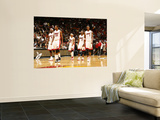 Indiana Pacers v Miami Heat: LeBron James, James Jones, Eddie House, Dwyane Wade and Chris Bosh