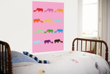 Pink Rainbow Rhinos
