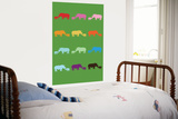 Green Rainbow Rhinos