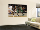 Boston Celtics v Cleveland Cavaliers: Paul Pierce, Joey Graham and Kevin Garnett