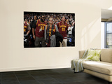 Miami Heat v Cleveland Cavaliers: Shaun Rogers, Drew Carey and Bernie Kosar