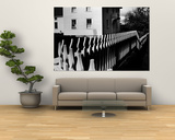 Wooden Picket Fence Surrounding a Building Built in 1850 in a Shaker Community