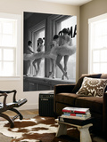 Ballerinas on Window Sill in Rehearsal Room at George Balanchine