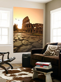 Colosseum and Via Sacra, Sunrise, Rome, Italy