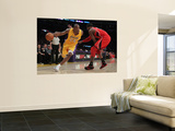Atlanta Hawks v Los Angeles Lakers, Los Angeles, CA - February 22: Kobe Bryant and Josh Smith Laminated Oversized Art