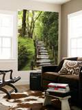 Buy Stone Steps Leading Through Shoyoen Garden at Rinno-Ji Temple at AllPosters.com