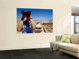 Buy Man with Binoculars at an Archeological Dig at AllPosters.com