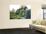 Philosopher Statue in Maruyama-Koen Laminated Oversized Art